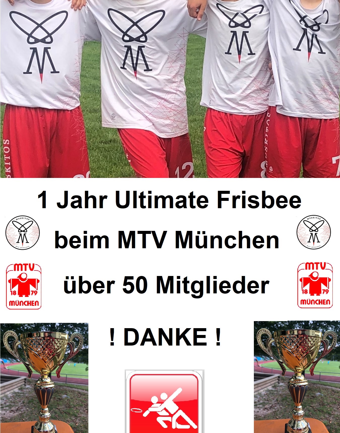 1 Jahr Ultimate Frisbee MTV München