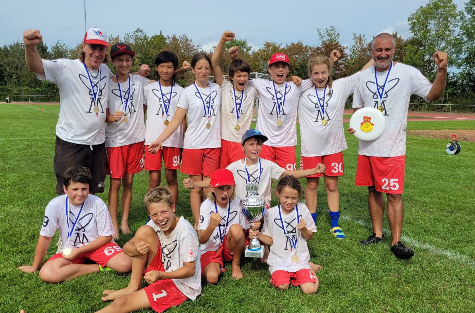 Deutscher Meister Ultimate Frisbee U12 Moskitos vom MTV München