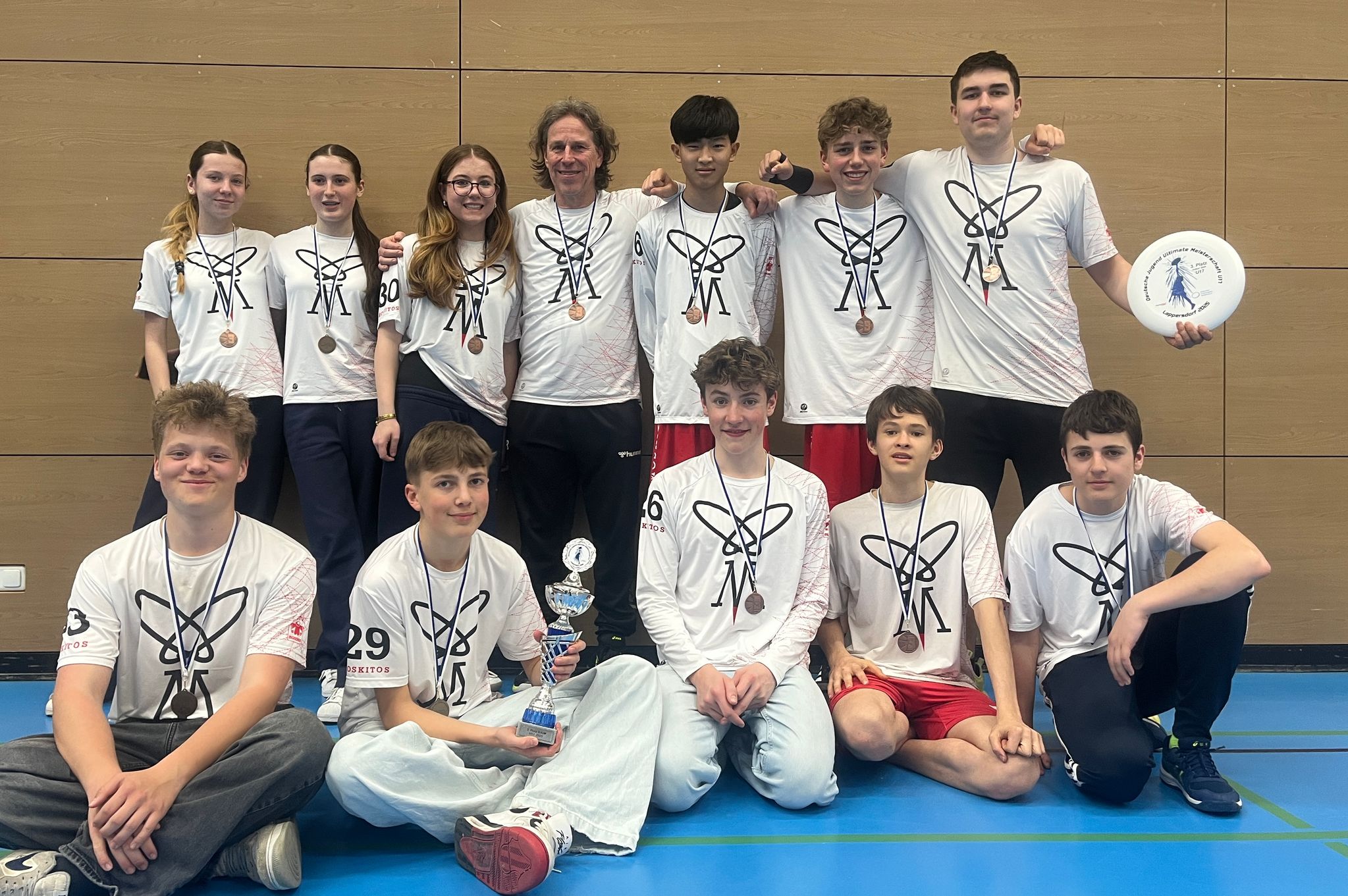 Bronze für die U17 Moskitos vom MTV München auf der Hallen DM mit Trainer Christoph Böttcher