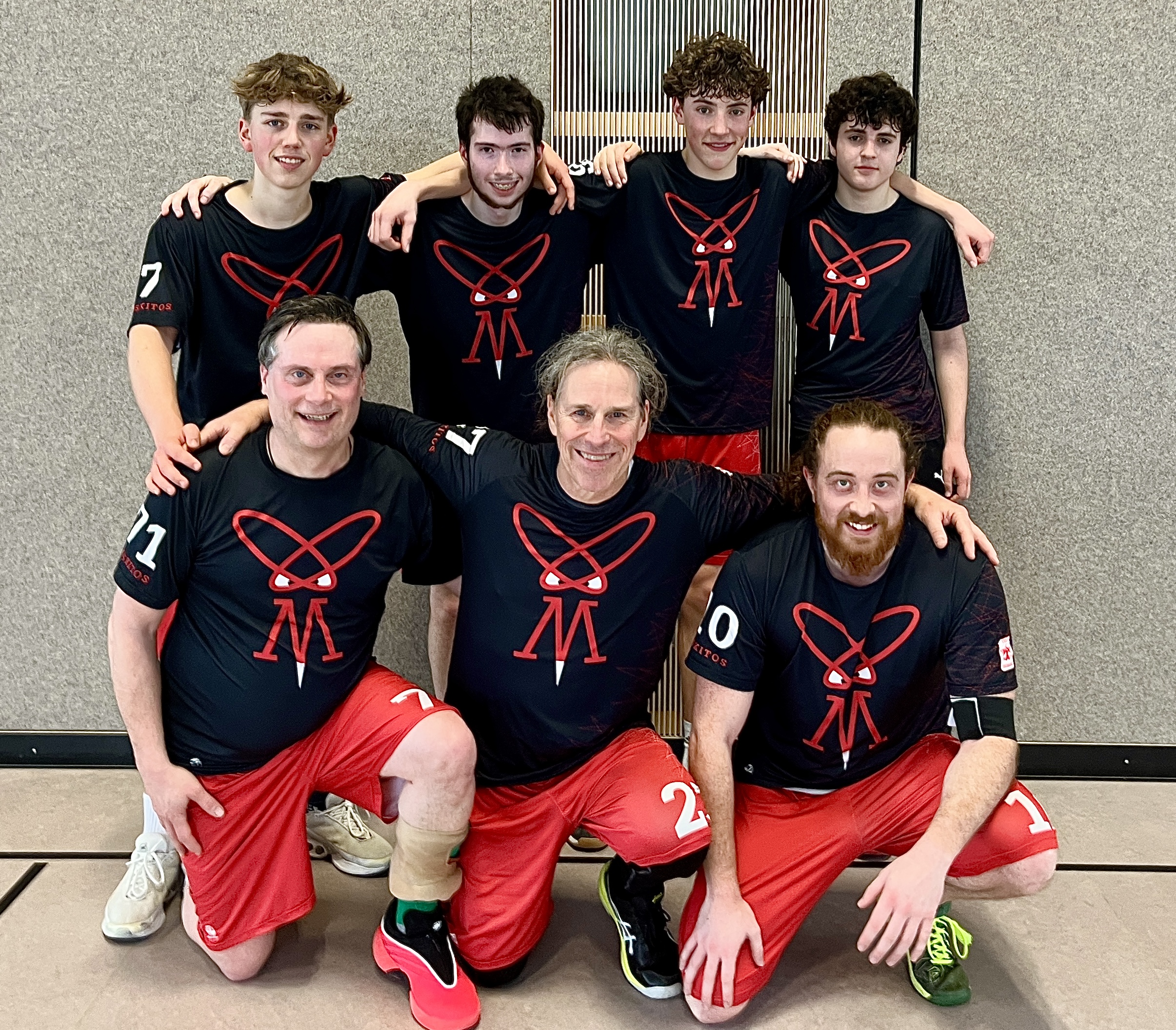 Moskitos auf 4. Liga Hallen DM Open mit Trainer Christoph B&ouml;ttcher