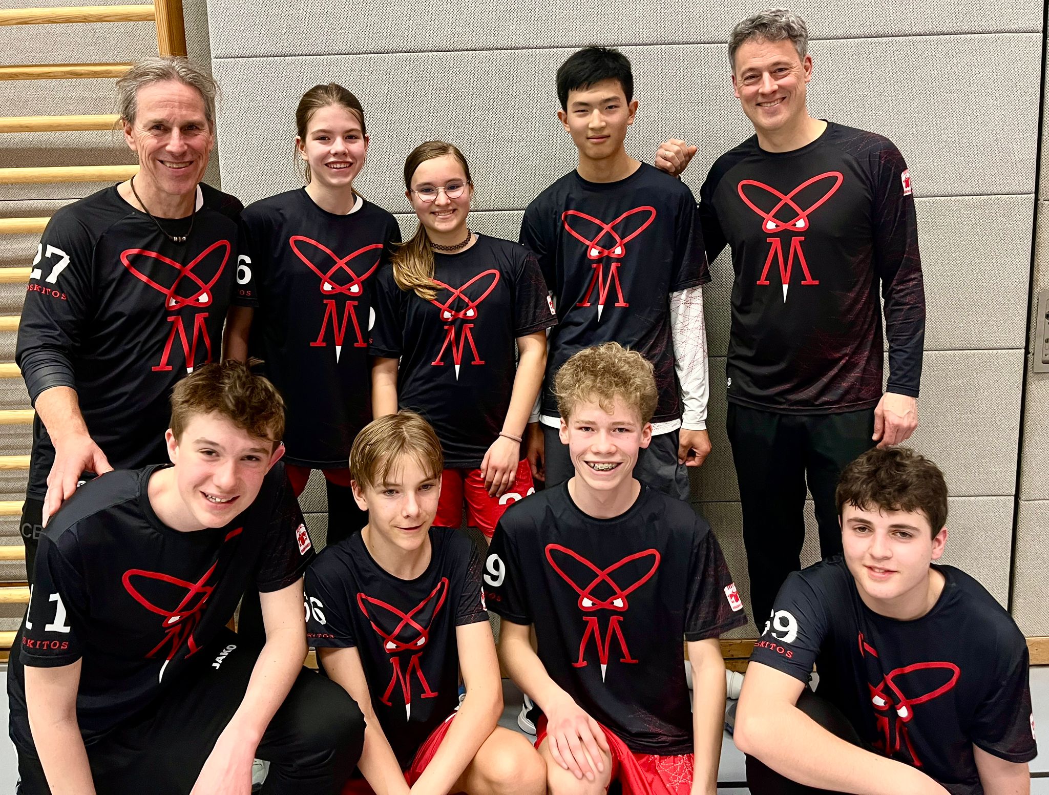 Moskitos U17 mit Trainer Christoph B&ouml;ttcher