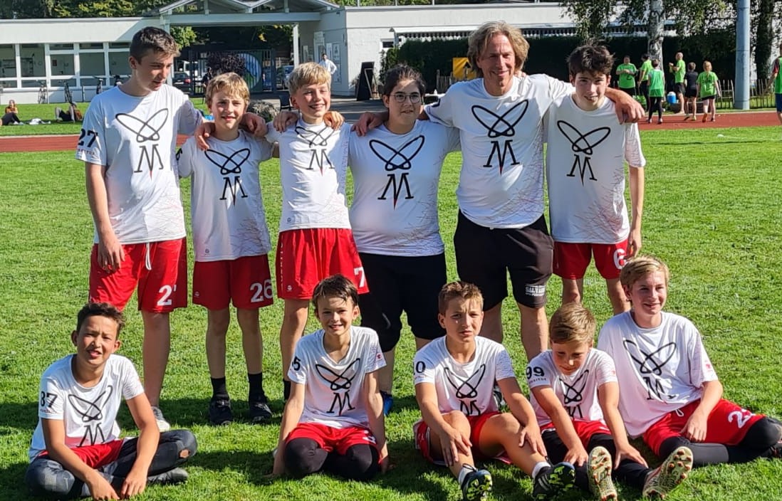 Moskitos U16 auf dem Frisbee Turnier in Kempten
