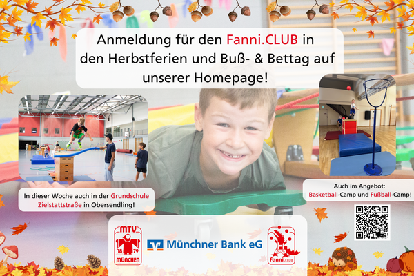 Fanni.CLUB in den Herbstferien & Buß- und Bettag