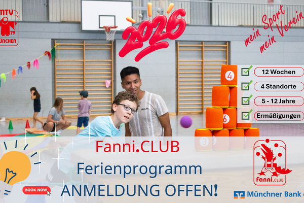 Anmeldestart Fanni.CLUB 2026