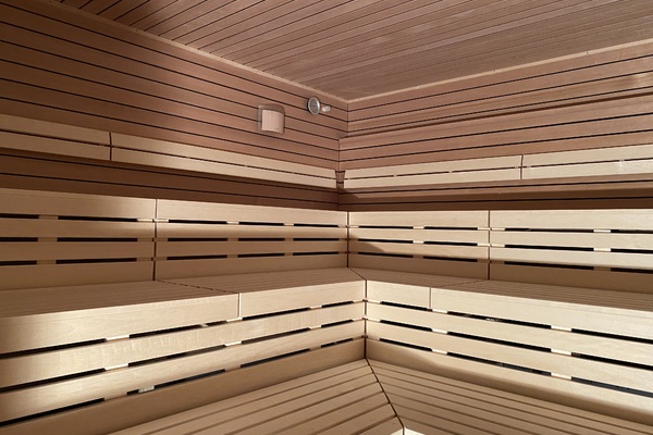 Sauna wieder in Betrieb