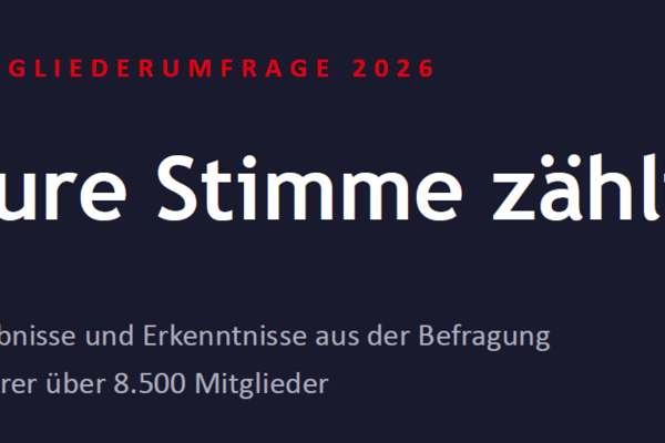 Deine Stimme zählt - und wie! - Ergebnisse der Mitgliederumfrage