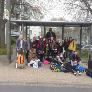 Die Mädels kurz vor der Heimfahrt nach München 